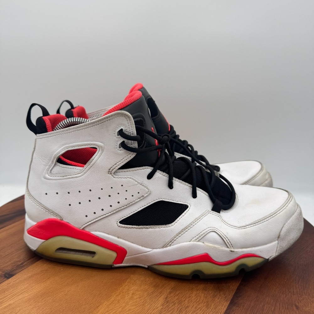 Nike Air Jordan Flight Club 91 Mens‎ Size 12 White Infrared Black DC7329-106